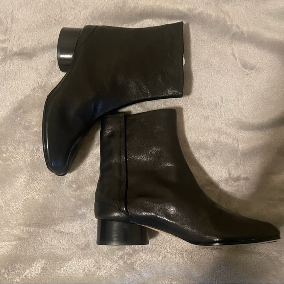 Maison Margiela - Black Low Heel TABI Boot Women\'s US 7.5/EU 37.5- Leather
